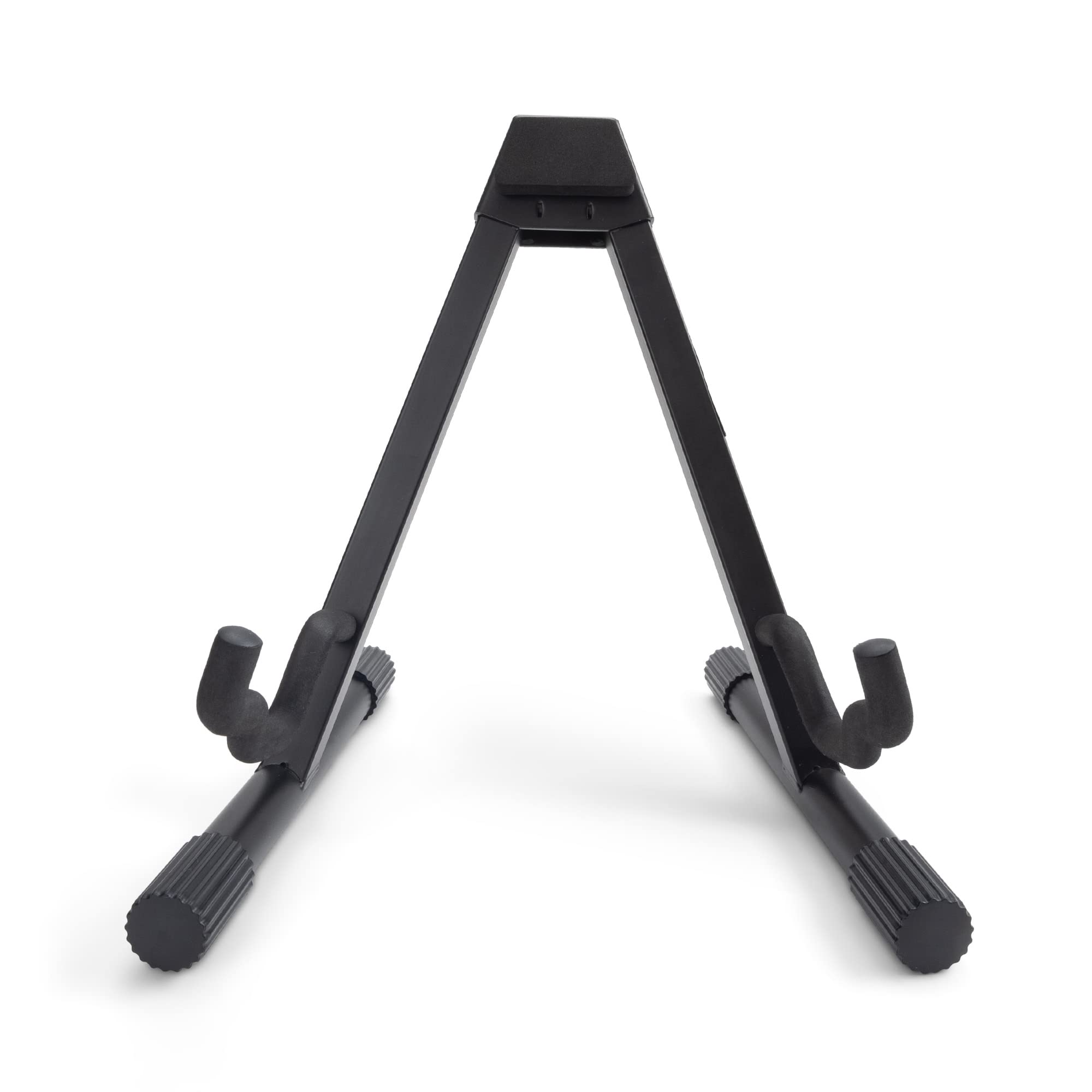On-Stage GS7462B Professional A-Frame Guitar Stand (Holds Electric, Acoustic, and Bass Guitars, Small Amps, and Mixers, Stepped